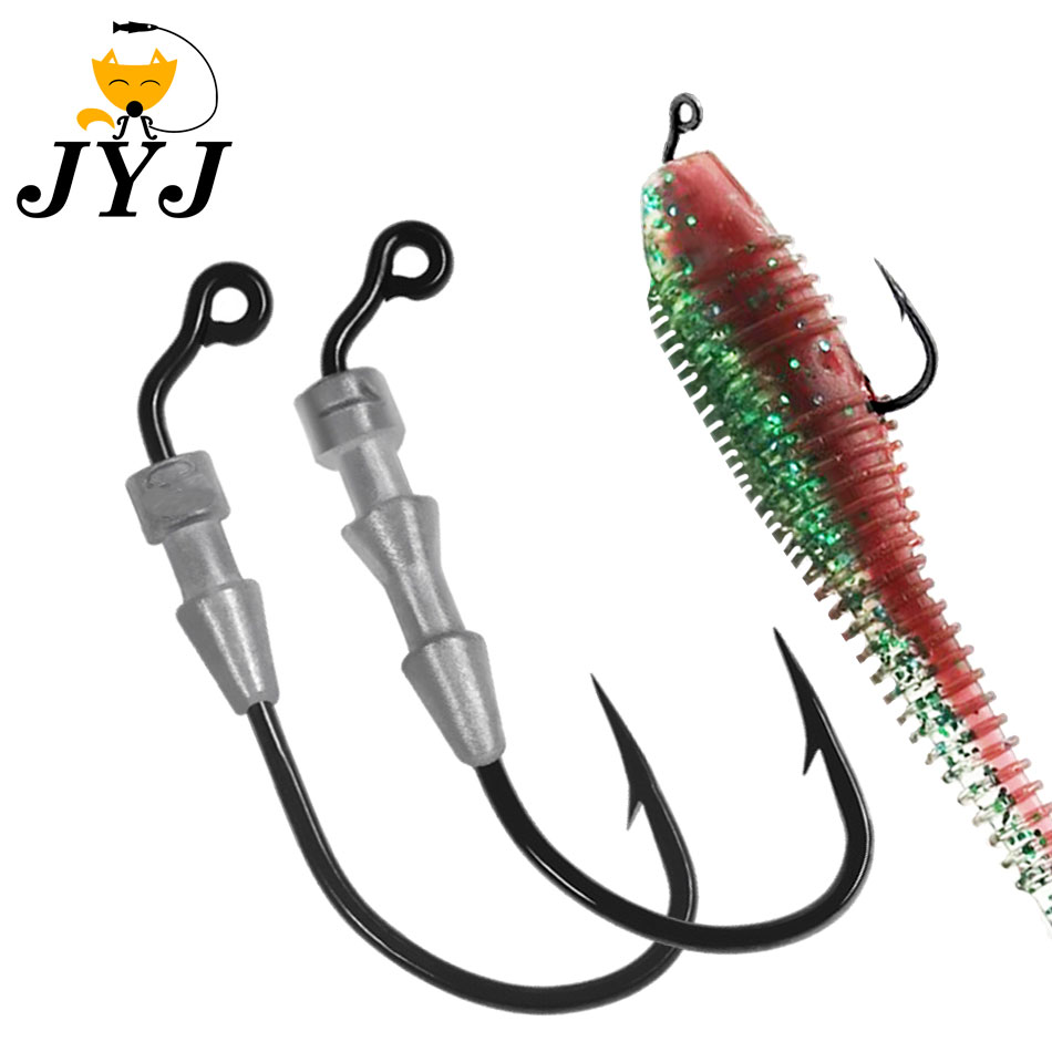 Fishing Hook Barbless - WODJYJ 10 ชิ้น 0.6 กรัม 1