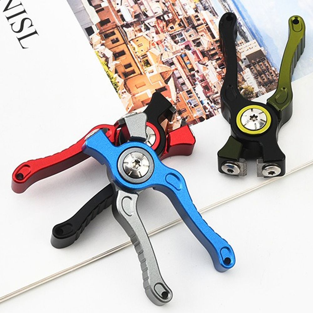 Fishing Hook Remover - อลูมิเนียมอัลลอยด์ตกปลาคีมกรรไกรทองสีดําสีฟ้าอเนกประสงค์เครื่องตัดสายตกปลา PE คีมตกปลา Hook Remover