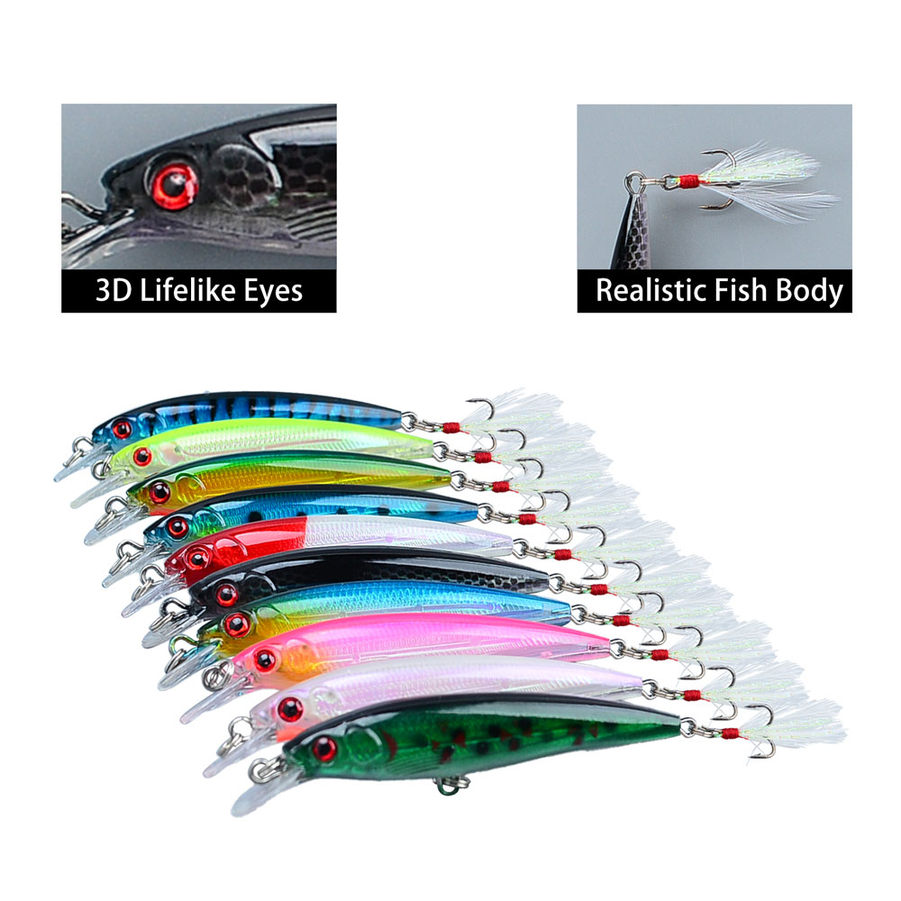 ชุดเหยื่อตกปลาไบโอนิค มินโนว์  - Fishing Hook Treble บทวิจารณ์และราคา
