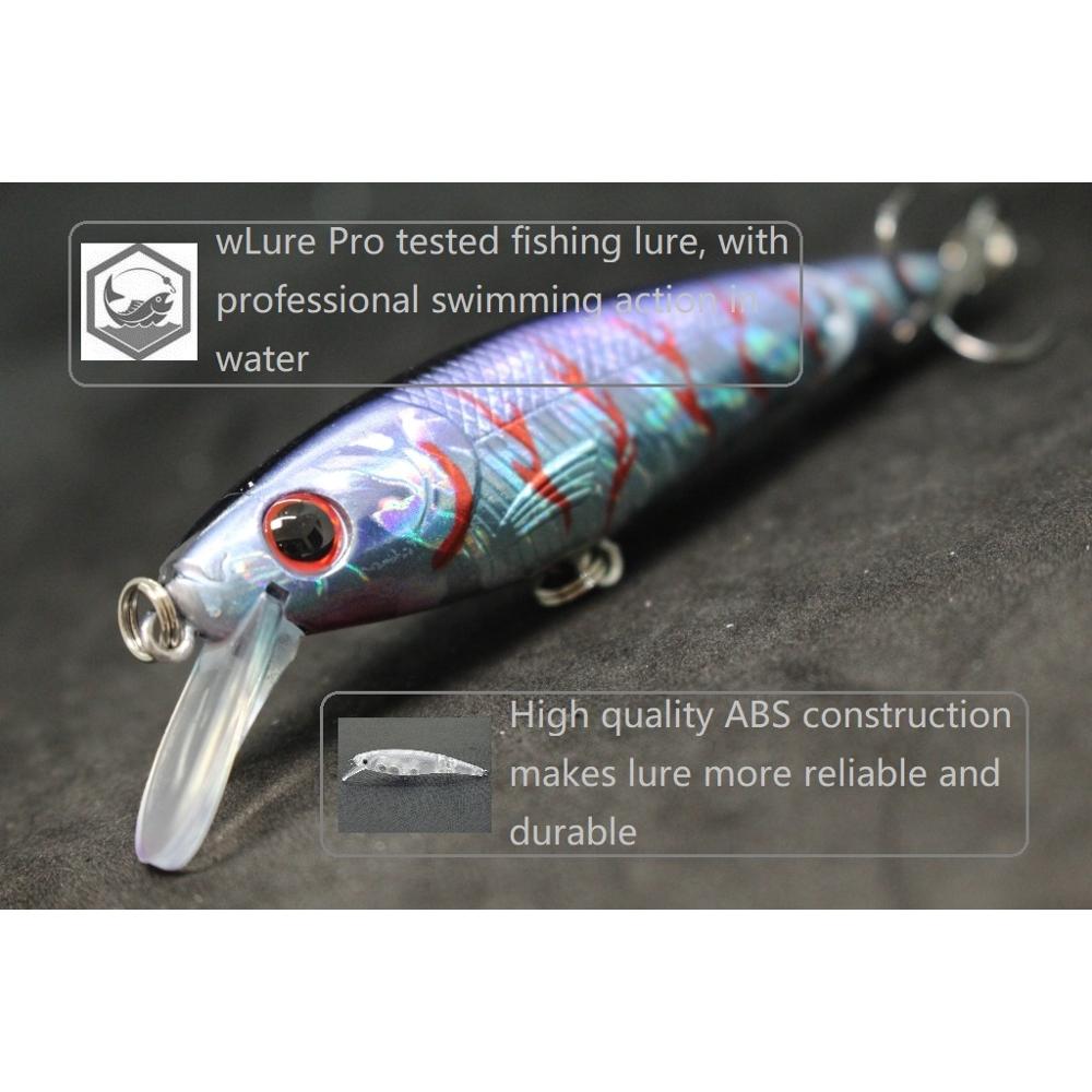 เหยื่อตกปลา WLure ขนาด 10 ซม.  - Fishing Hook Size บทวิจารณ์และราคา