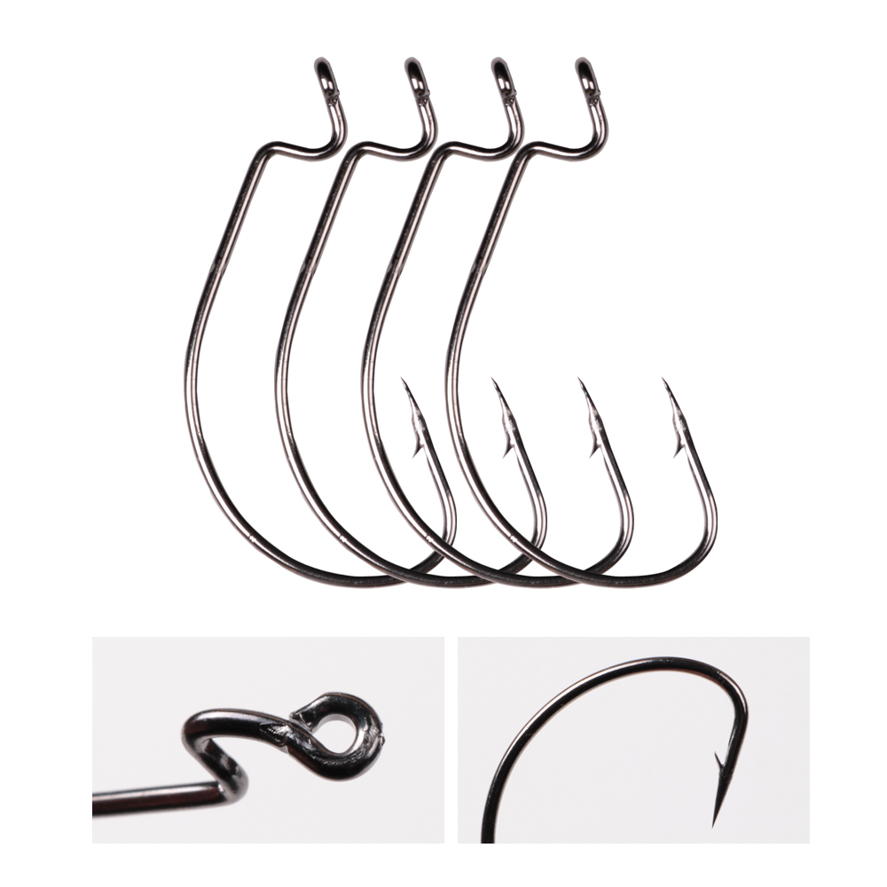 LUSHAZER 10 ชิ้น/ล็อตตะขอตกปลา - Fishing Hook Barbless บทวิจารณ์และราคา