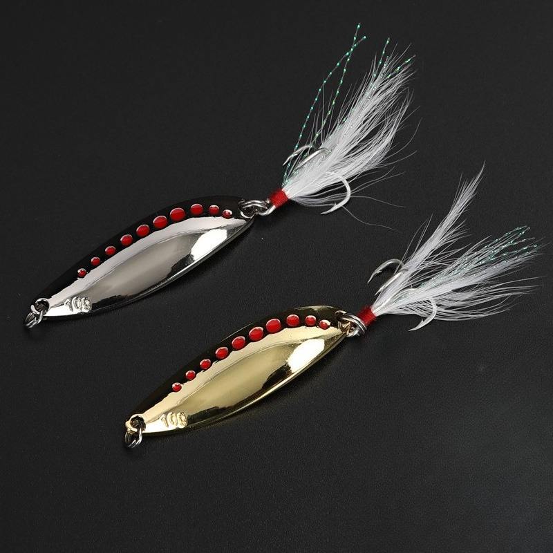 เหยื่อตกปลาโลหะแบบสปินเนอร์ 1  - Fishing Hook Treble บทวิจารณ์และราคา