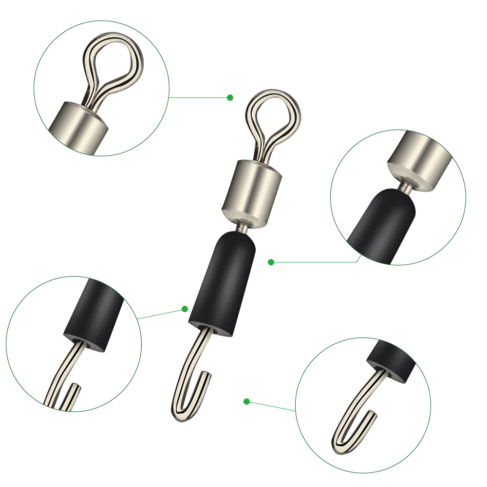 DNDYUJU 30/50 ชิ้น/ล็อตตกปลาแบ - Fishing Hook Stainless Steel บทวิจารณ์และราคา