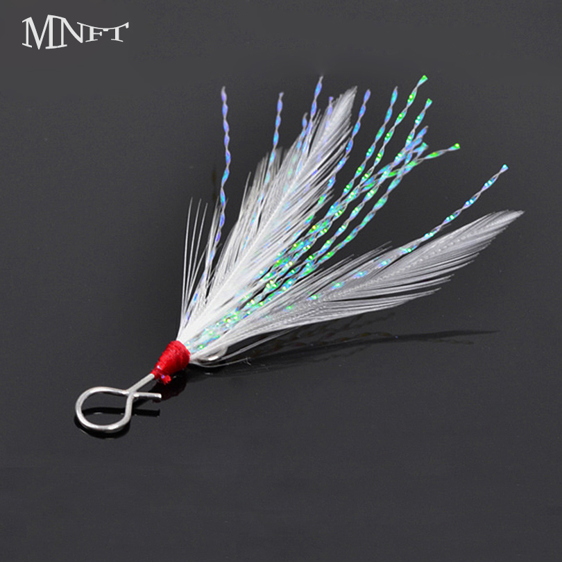 Mnft 10ชิ้นจี้เหยื่อขนนก49มม., - Fishing Hook Treble บทวิจารณ์และราคา