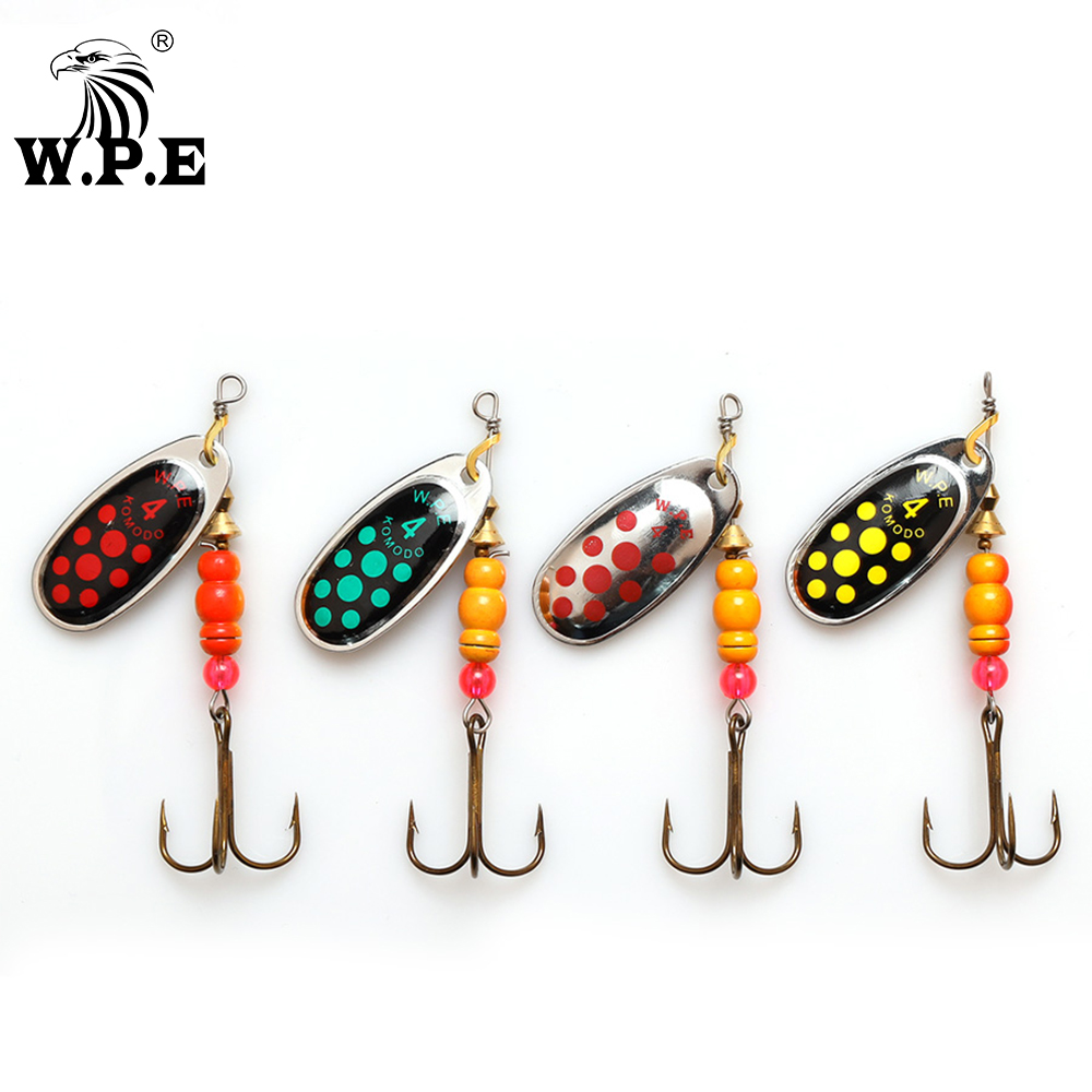 W.P.E เหยื่อล่อ Spinner ใหม่เอ - Fishing Hook Treble บทวิจารณ์และราคา