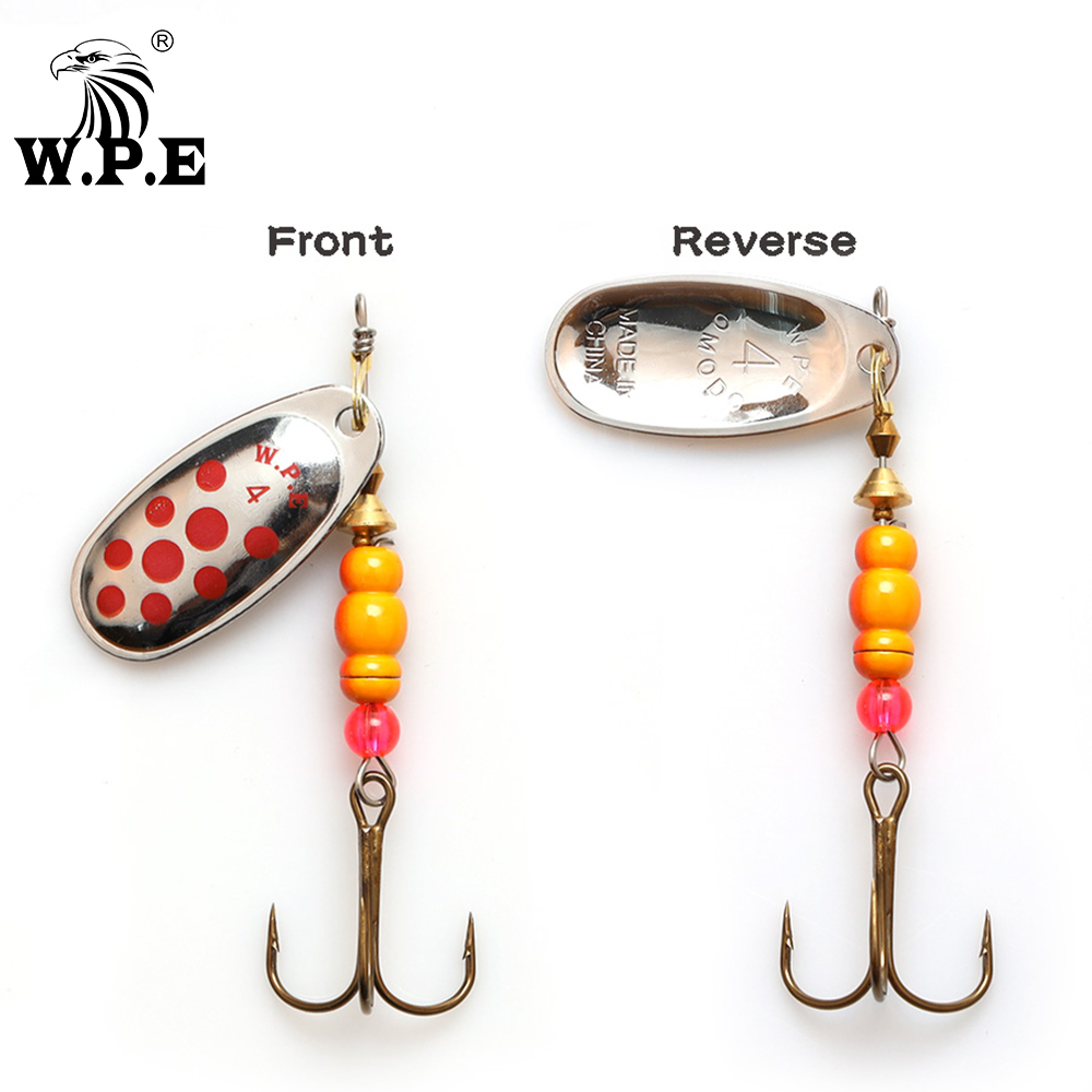 W.P.E เหยื่อล่อ Spinner ใหม่เอ - Fishing Hook Treble บทวิจารณ์และราคา
