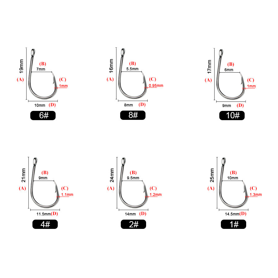 FISH KING เหล็กกล้าคาร์บอนสูง  - Fishing Hook Assortment บทวิจารณ์และราคา