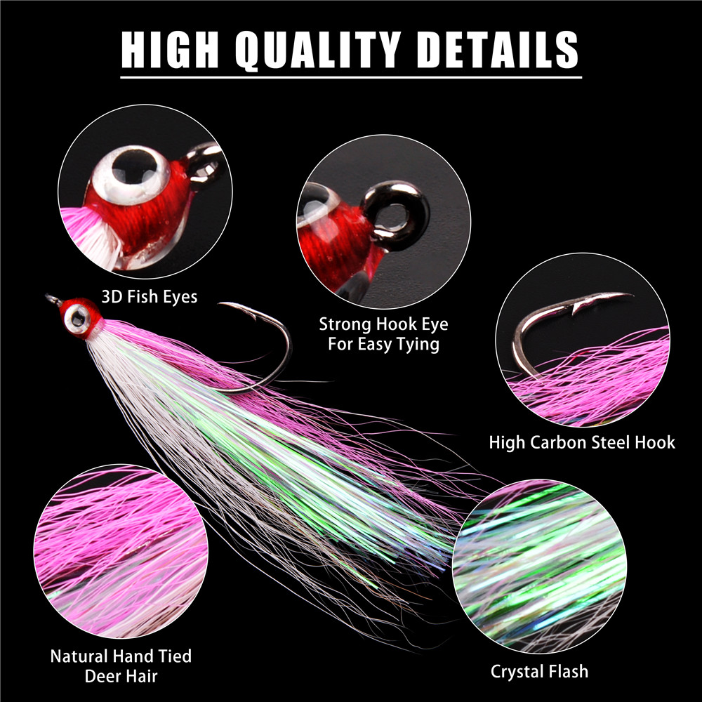 เบ็ดตกปลาตะขอ3D ตาแฟลชรอกฟลายส - Fishing Hook Jig บทวิจารณ์และราคา