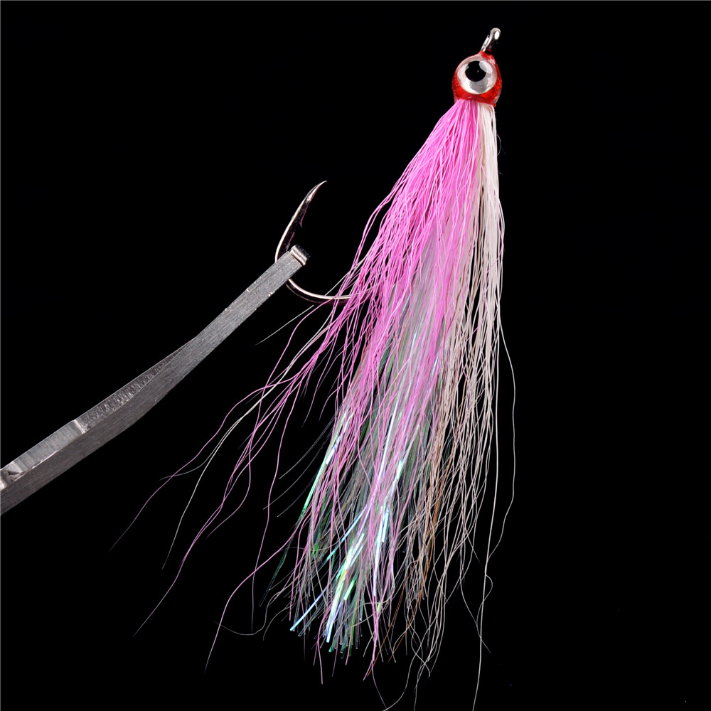 เบ็ดตกปลาตะขอ3D ตาแฟลชรอกฟลายส - Fishing Hook Jig บทวิจารณ์และราคา