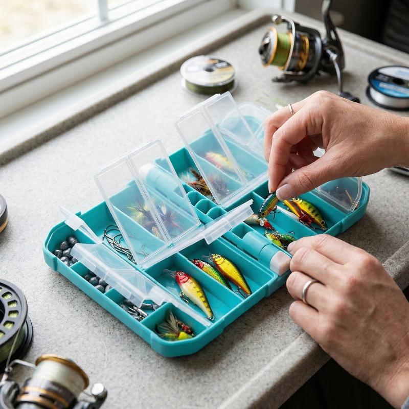 กล่องเก็บของตกปลากันน้ำอเนกประ - Fishing Hook Sharpener บทวิจารณ์และราคา
