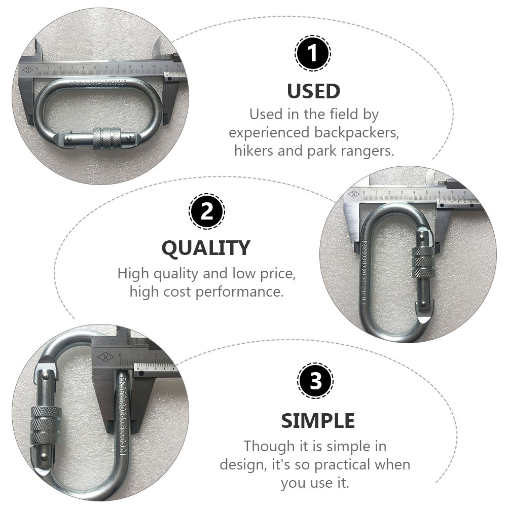 2 ชิ้น ตะขอเกี่ยวคาราบิเนอร์ล็ - Fishing Hook บทวิจารณ์และราคา