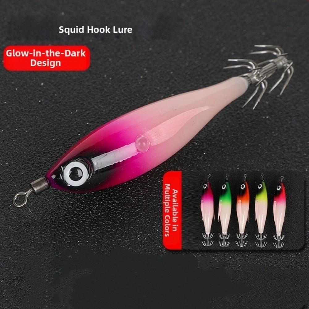 ชุดเหยื่อตกปลาหมึก 5 ชิ้น สีไล - Fishing Hook Size บทวิจารณ์และราคา