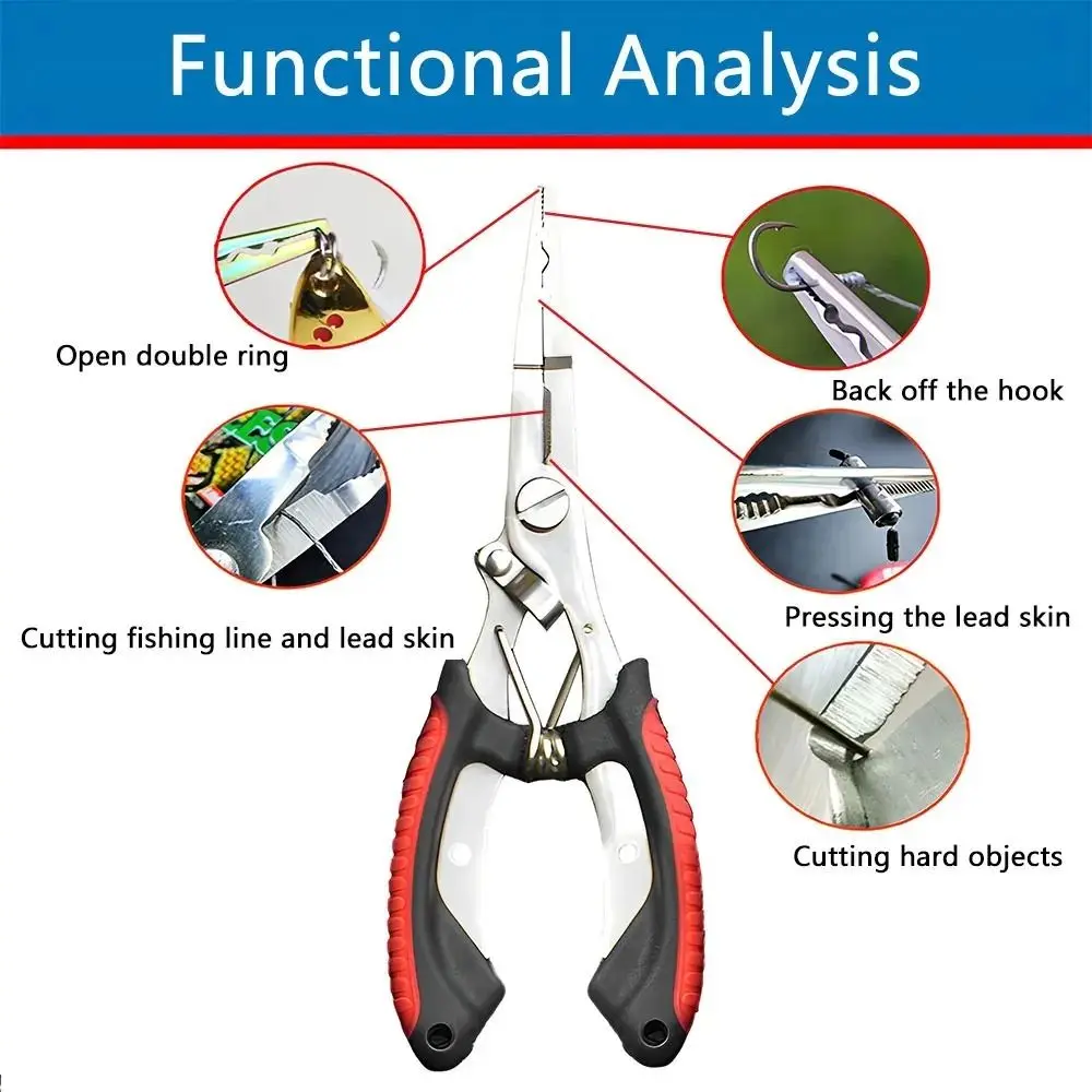 คีมตกปลาสแตนเลส ที่ถอดเบ็ดตกปล - Fishing Hook Remover บทวิจารณ์และราคา
