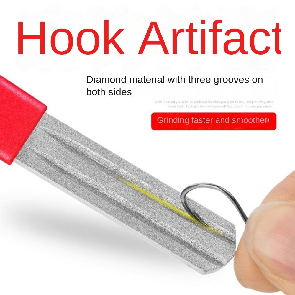 ที่ลับคมเบ็ดตกปลาแบบสองด้าน 2  - Fishing Hook Sharpener บทวิจารณ์และราคา