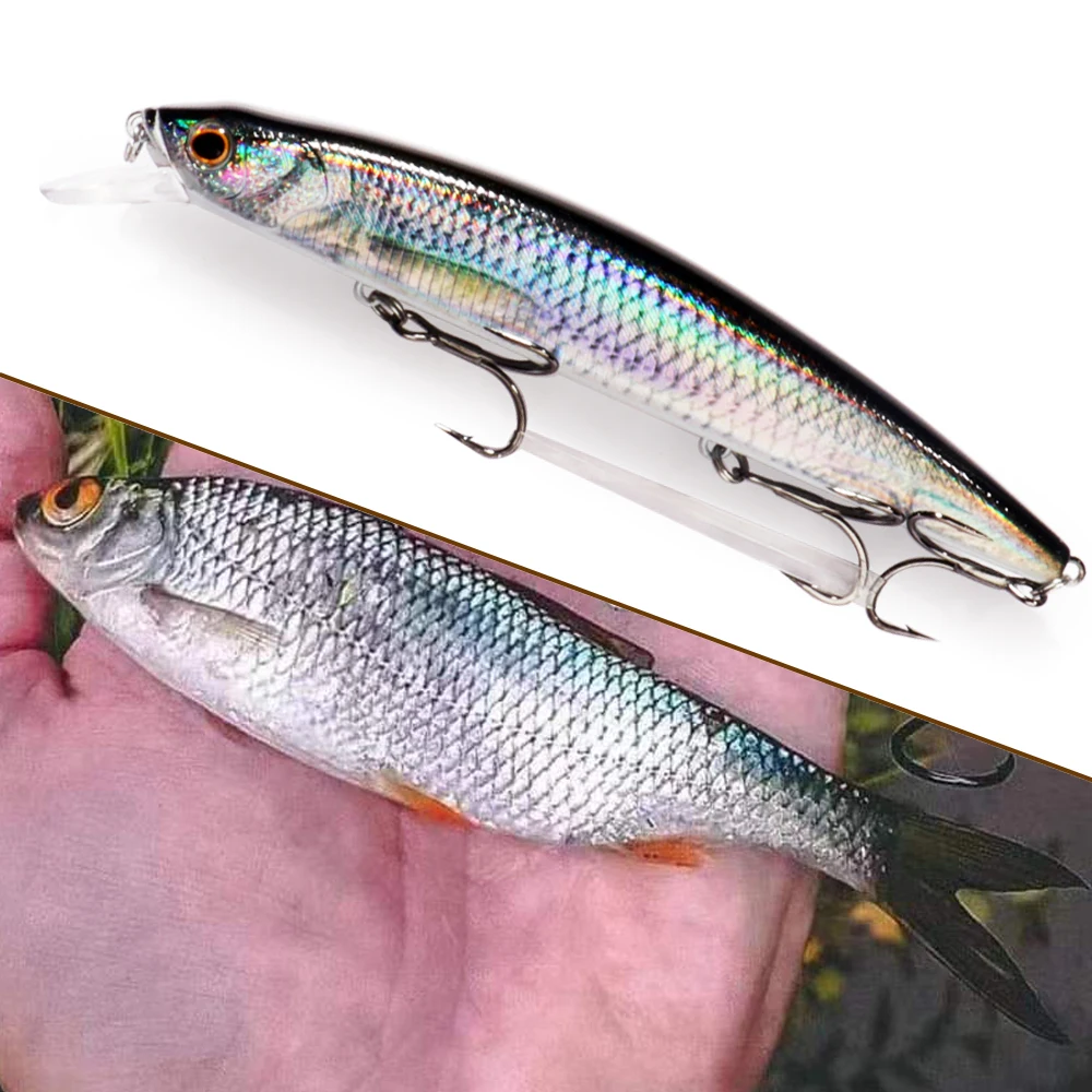 GOBAIT ลอย Minnow 14 ซม.24g น้ - Fishing Hook Treble บทวิจารณ์และราคา